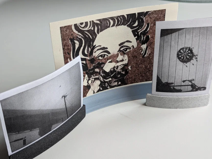 Chân đế ảnh/thẻ không viền cho Instax & Polaroid (Frameless card holder) - Image 3