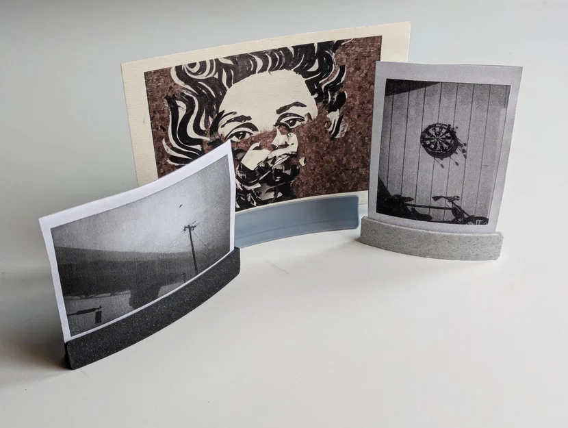 Chân đế ảnh/thẻ không viền cho Instax & Polaroid (Frameless card holder) - Image 4