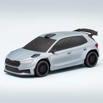 Škoda Fabia RS Rally2 (mô hình xe rally 3D)