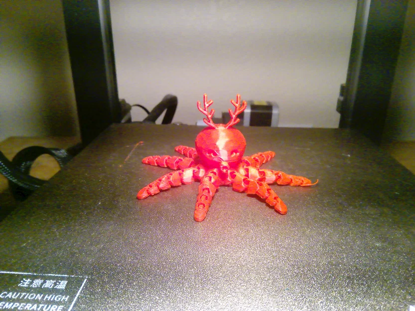 Bạch tuộc Giáng sinh (Christmas Octopus) in 3D đáng yêu - Image 2