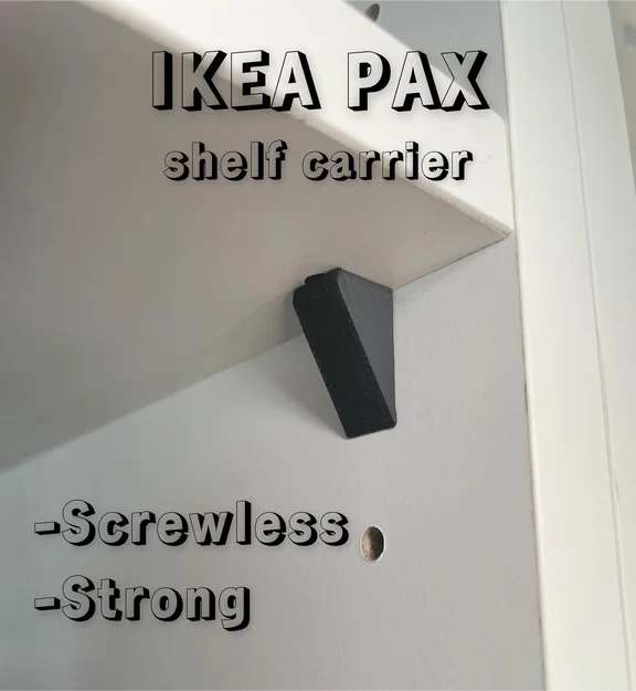 Chốt/giá đỡ kệ IKEA PAX (shelf pin/bracket/carrier/holder/support) - Image 1