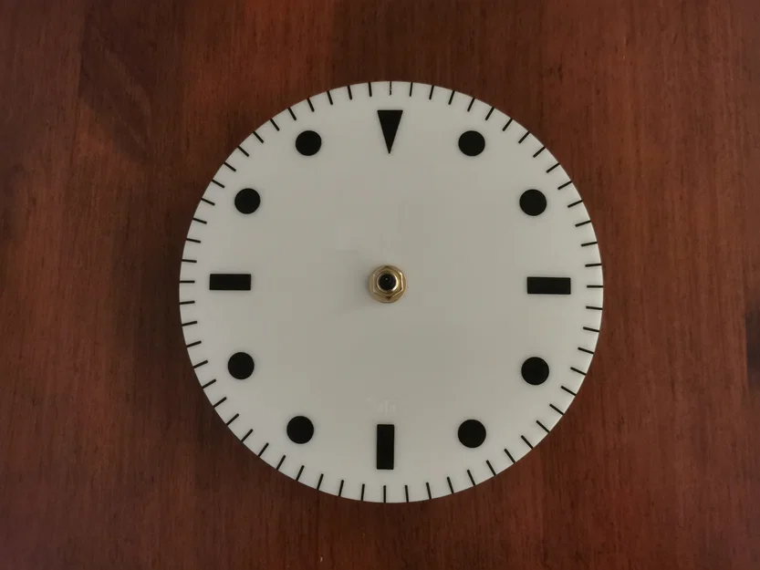 Mặt đồng hồ kiểu Rolex Submariner (Clock Face) 160mm cho trục 8mm - Image 1