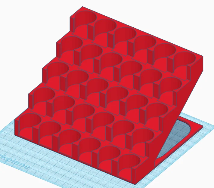 Giá đỡ lọ sơn Vallejo 25mm 30 ô in 3D gọn gàng tiện lợi - Image 1
