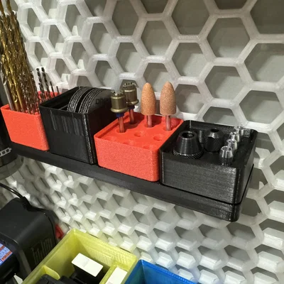 Khay Gridfinity cho mũi Dremel (Gridfinity Bins For Dremel Bits)