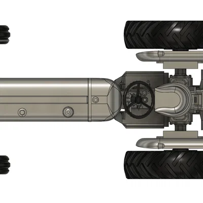 Mô hình máy kéo Allis-Chalmers D17 tỉ lệ 1:8 - File in 3D chi tiết