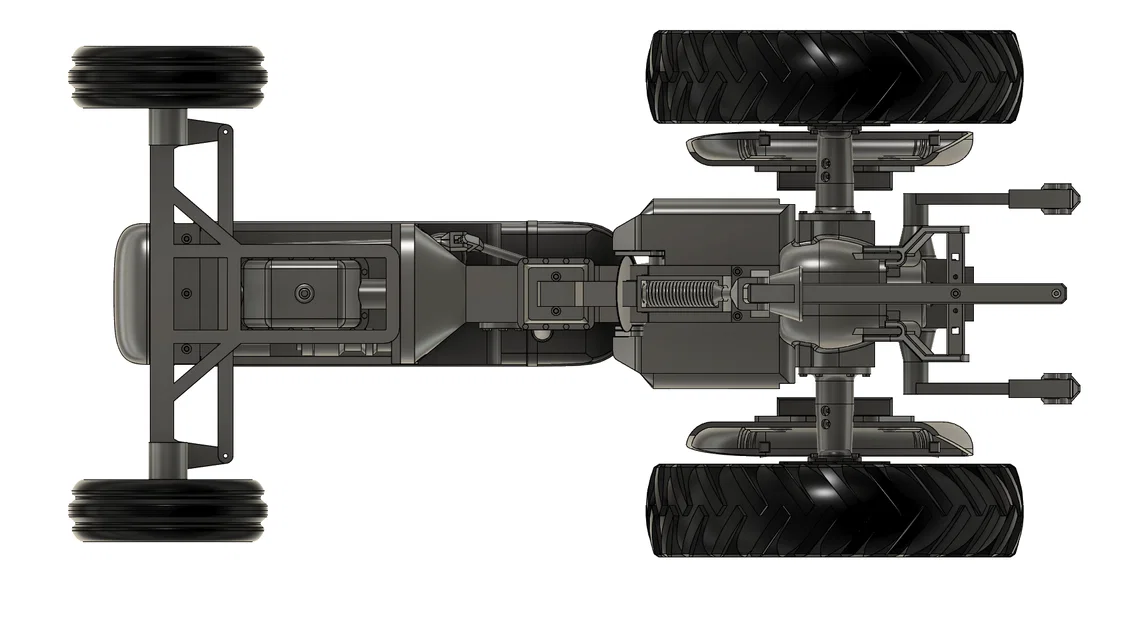 Mô hình máy kéo Allis-Chalmers D17 tỉ lệ 1:8 - File in 3D chi tiết - Image 3