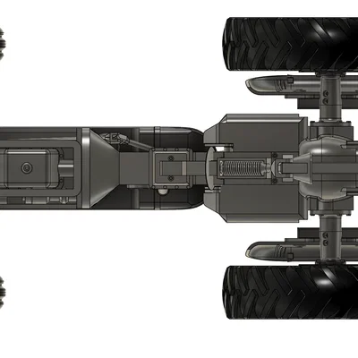 Mô hình máy kéo Allis-Chalmers D17 tỉ lệ 1:8 - File in 3D chi tiết