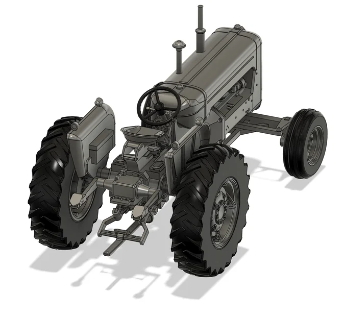 Mô hình máy kéo Allis-Chalmers D17 tỉ lệ 1:8 - File in 3D chi tiết - Image 4