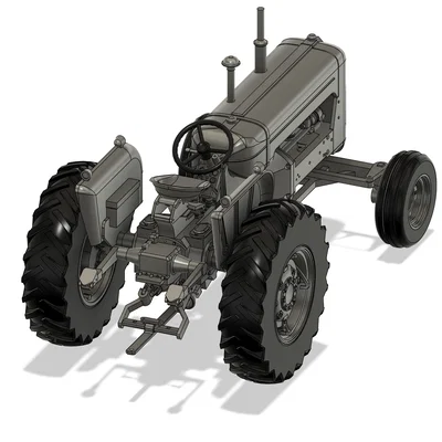 Mô hình máy kéo Allis-Chalmers D17 tỉ lệ 1:8 - File in 3D chi tiết