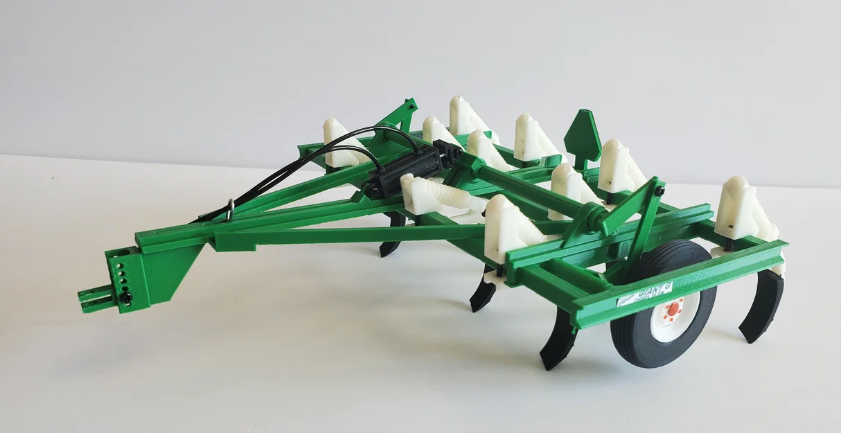 Mô hình giàn cày 10 lưỡi Chisel Plow tỉ lệ 1:16 in 3D - Image 1