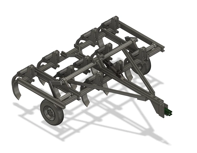 Mô hình giàn cày 10 lưỡi Chisel Plow tỉ lệ 1:16 in 3D - Image 5