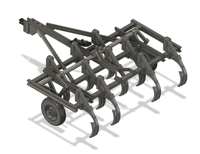 Mô hình giàn cày 10 lưỡi Chisel Plow tỉ lệ 1:16 in 3D - Image 6