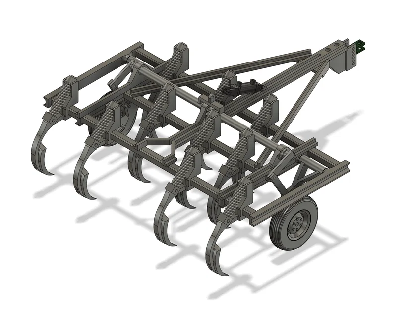 Mô hình giàn cày 10 lưỡi Chisel Plow tỉ lệ 1:16 in 3D - Image 7