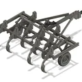Mô hình giàn cày 10 lưỡi Chisel Plow tỉ lệ 1:16 in 3D - Thumbnail 7