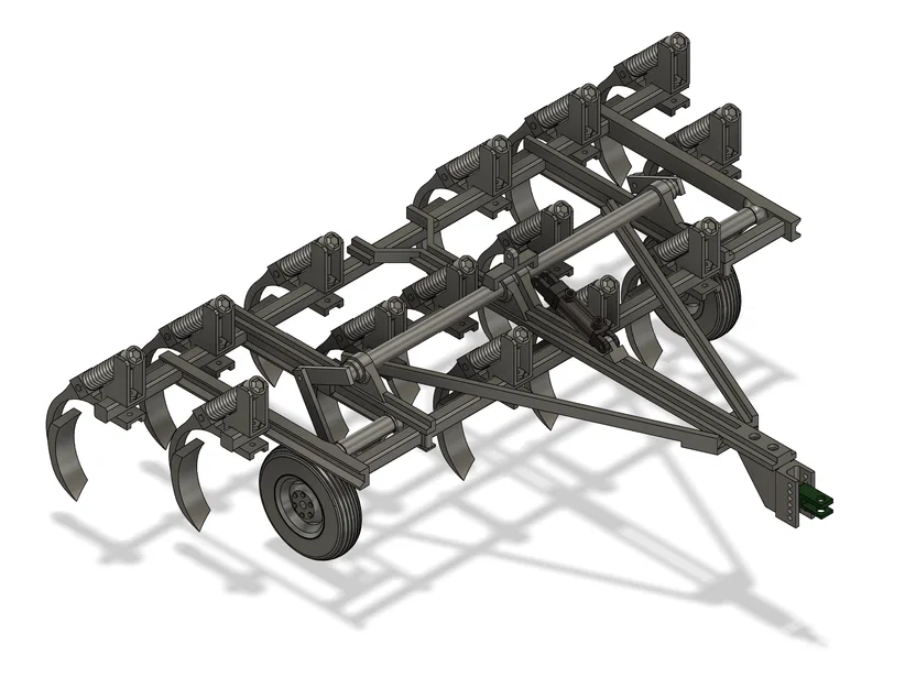 Mô hình máy cày nông nghiệp Chisel Plow 14 lưỡi tỷ lệ 1:16 - Image 4