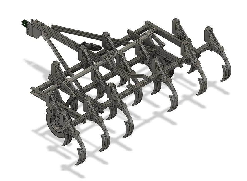 Mô hình máy cày nông nghiệp Chisel Plow 14 lưỡi tỷ lệ 1:16 - Image 5