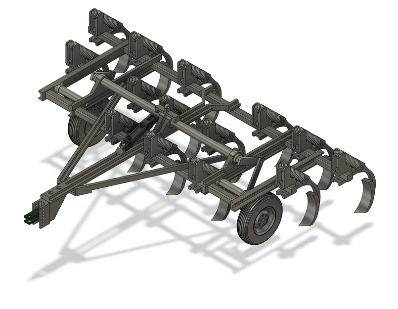 Mô hình máy cày nông nghiệp Chisel Plow 14 lưỡi tỷ lệ 1:16 - Image 6