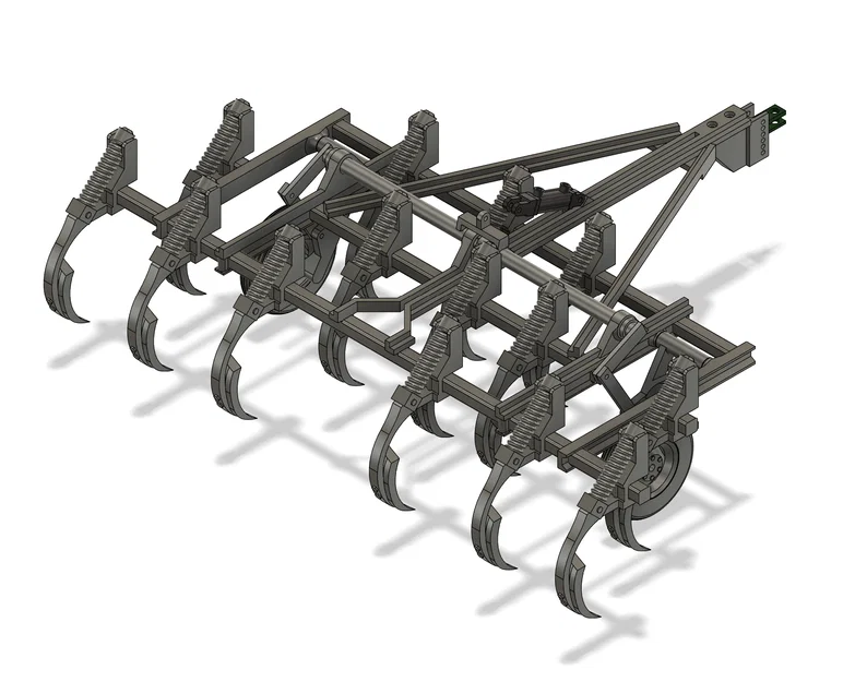 Mô hình máy cày nông nghiệp Chisel Plow 14 lưỡi tỷ lệ 1:16 - Image 7