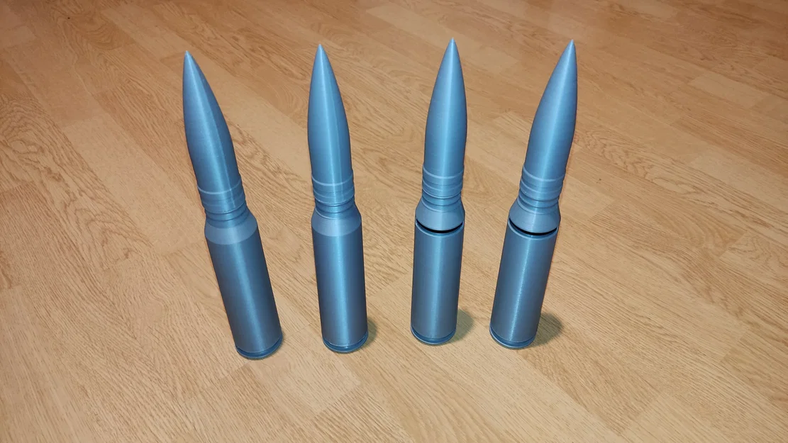 Hộp tiết kiệm/hộp đựng đồ dạng vỏ đạn 30mm - Image 1