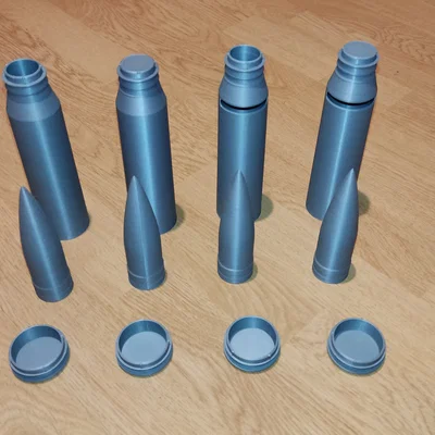 Hộp tiết kiệm/hộp đựng đồ dạng vỏ đạn 30mm