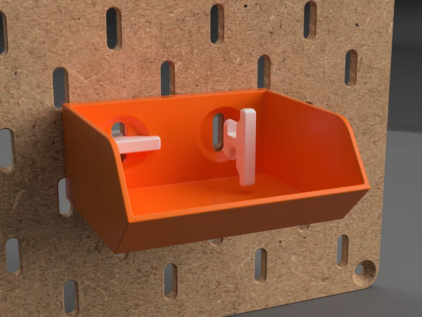 Khay Ikea Skadis Parametric Tùy Biến với Hệ Khóa T-Clip - Image 1