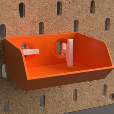 Khay Ikea Skadis Parametric Tùy Biến với Hệ Khóa T-Clip