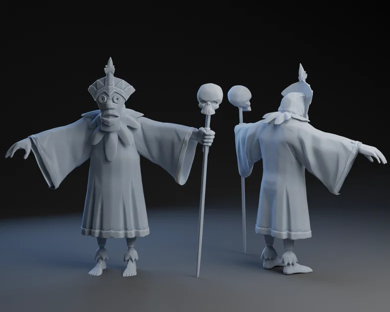 Mô hình 3D Witch Doctor từ Scooby-Doo ấn tượng cho người sưu tầm - Image 1