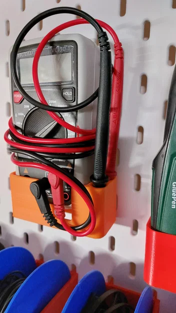 Giá treo đồng hồ vạn năng Voltcraft cho bảng IKEA Skadis - Image 1