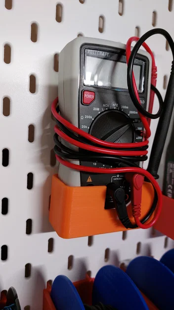 Giá treo đồng hồ vạn năng Voltcraft cho bảng IKEA Skadis - Image 3