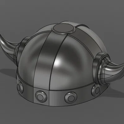 Mô hình Mũ chiến binh Viking (Helmet) ấn tượng cho in 3D