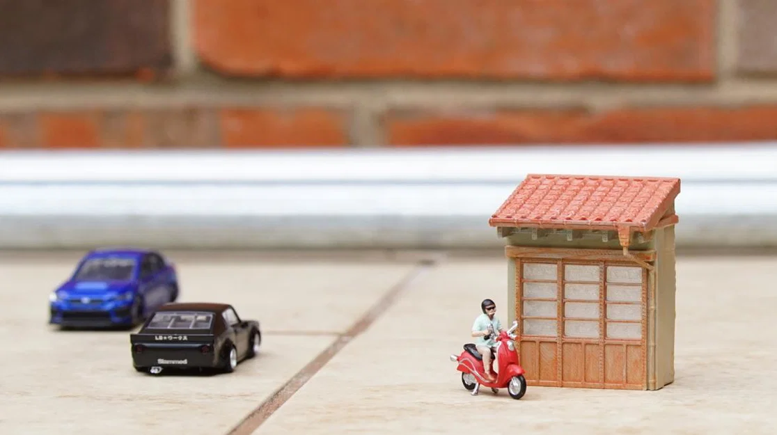 Mô hình cửa hàng Nhật Bản 1:64 cho dân chơi xe Hot Wheels - Image 4