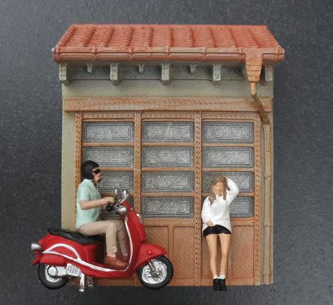 Mô hình cửa hàng Nhật Bản 1:64 cho dân chơi xe Hot Wheels - Image 8