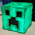 Đèn LED hình đầu Creeper Minecraft tự in 3D trang trí cực đẹp - Thumbnail 2