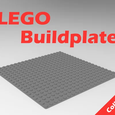 Bộ sưu tập tấm nền LEGO Build Plate đa kích thước tự in 3D
