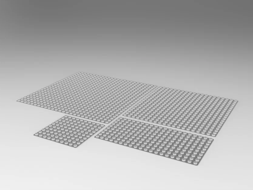 Bộ sưu tập tấm nền LEGO Build Plate đa kích thước tự in 3D - Image 2
