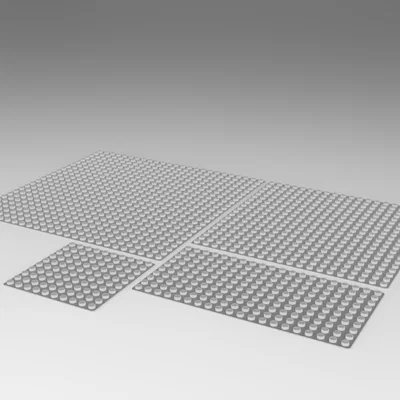 Bộ sưu tập tấm nền LEGO Build Plate đa kích thước tự in 3D