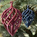 Spiral Tear Ornament: Đồ trang trí cây thông Noel in 3D độc đáo - Thumbnail 1