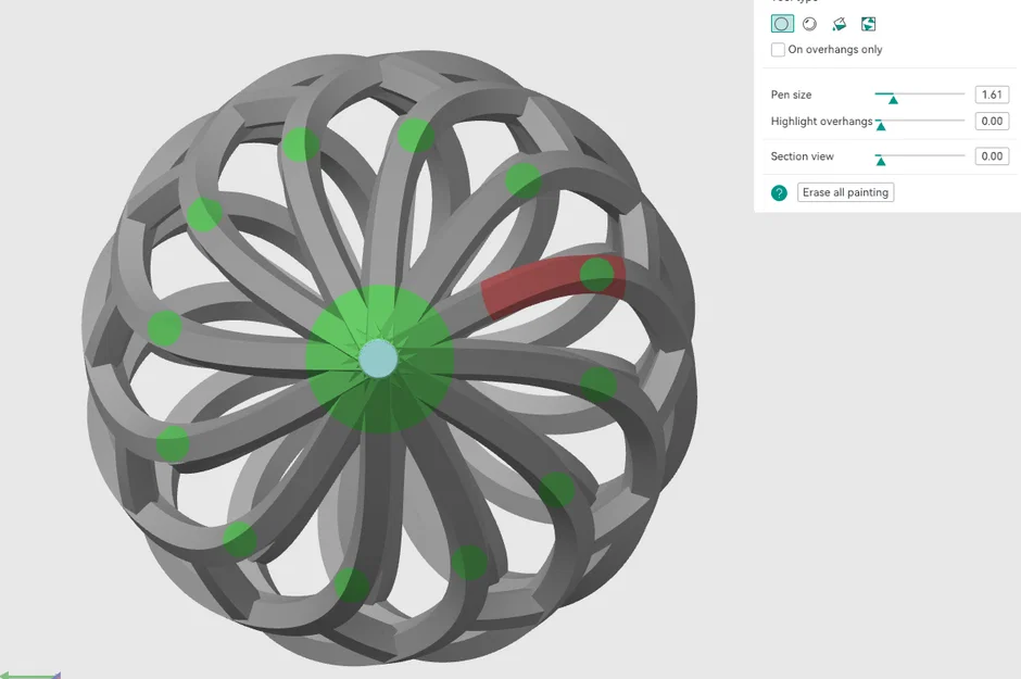 Spiral Tear Ornament: Đồ trang trí cây thông Noel in 3D độc đáo - Image 3