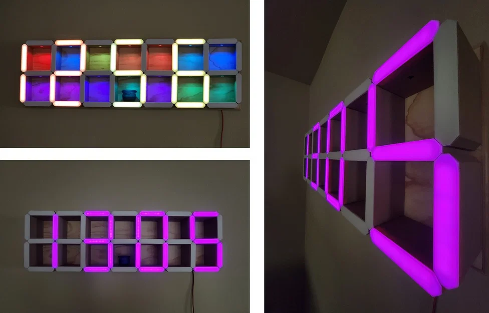 Shelf Clock – Đồng hồ kệ (remix DIY-Machines) - Image 1