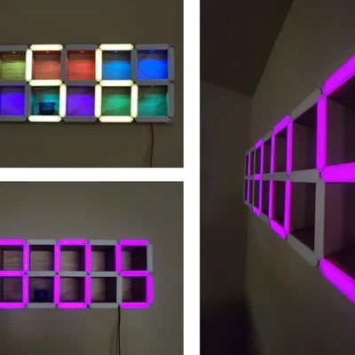 Shelf Clock – Đồng hồ kệ (remix DIY-Machines)