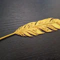 Đánh dấu trang sách Bookmark Quill - Mẫu in 3D hình lông vũ thanh lịch - Thumbnail 3