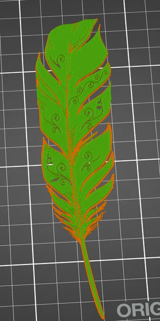 Flatback Quill Bookmark: Mẫu đánh dấu trang lông vũ in 3D tuyệt đẹp - Image 1