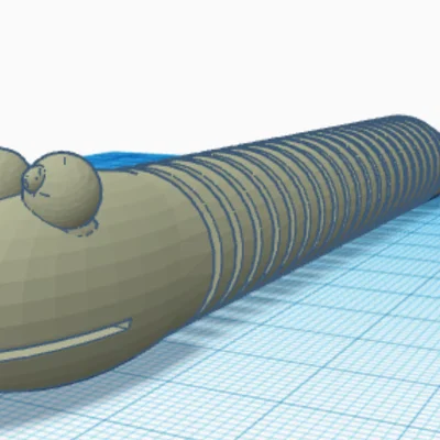 Mô hình rắn lò xo Slinky Snake V2 đáng yêu - Tệp in 3D giải trí