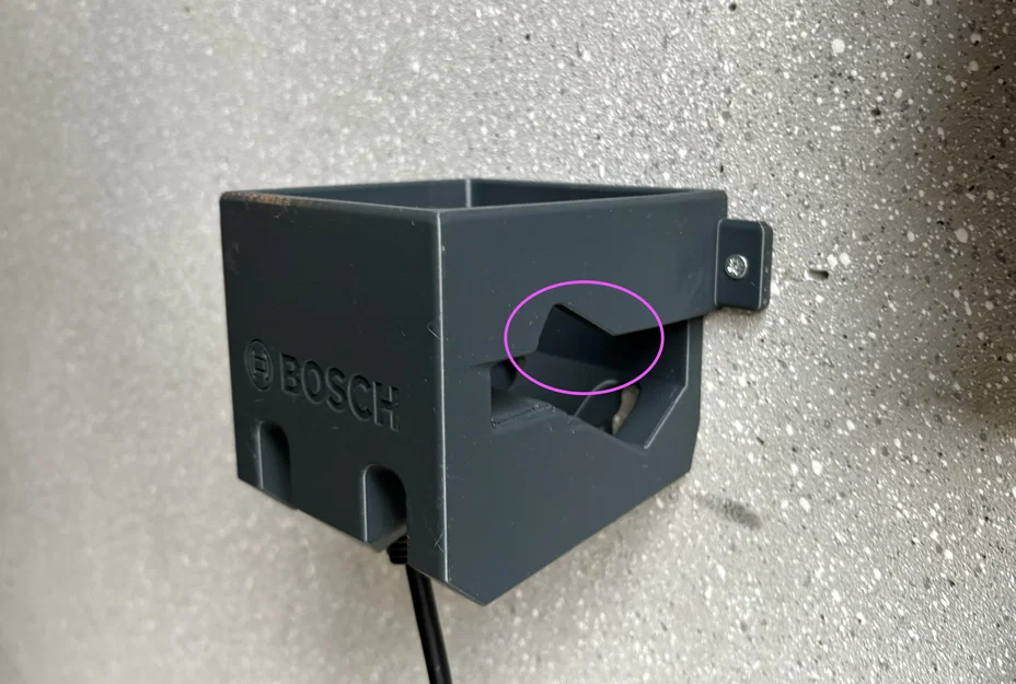 Giá treo tường cho pin Bosch eBike PowerPack 500 (wall bracket) - Image 7