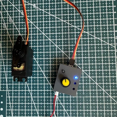 Vỏ hộp in 3D bền bỉ cho thiết bị kiểm tra servo (CCPM Servo Tester)