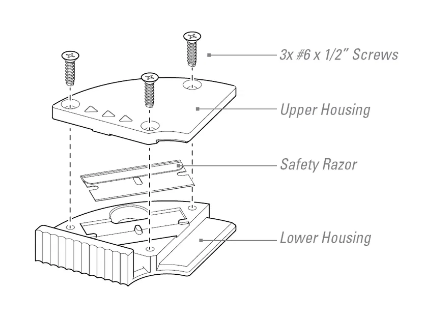 Dao cắt rãnh Foam Core Rebate Cutter - Image 4