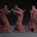 Mẫu in 3D Tháp đổ xúc xắc hình rồng (Dragon Dice Tower) cực chất - Thumbnail 2