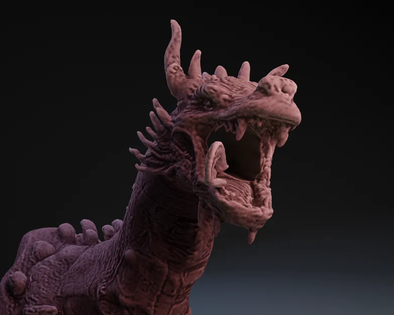 Mẫu in 3D Tháp đổ xúc xắc hình rồng (Dragon Dice Tower) cực chất - Image 3