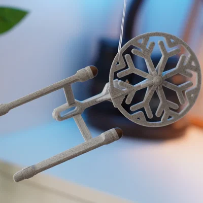 Snowship Enterprise – Ornament mùa đông phong cách USS Enterprise