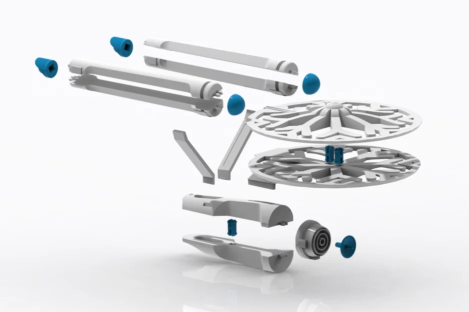 Snowship Enterprise – Ornament mùa đông phong cách USS Enterprise - Image 6